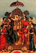 Raja Ravi Varma Asthasiddi Spain oil painting artist